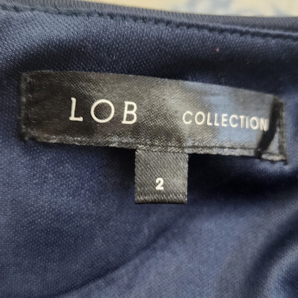 Multi-colored gem collar navy blue dress! - Picture 9 of 9